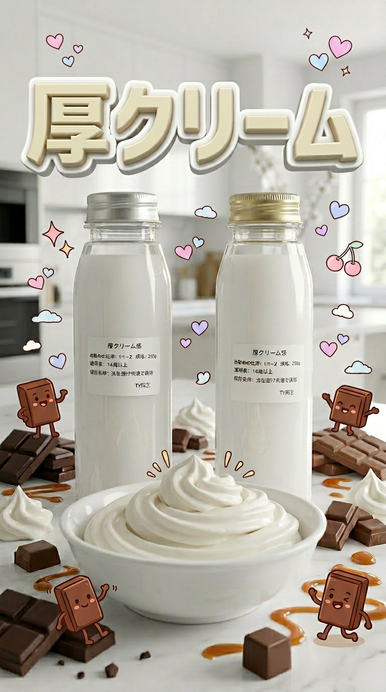 厚いクリーム感 食品級グレードスクイーズシリコン液